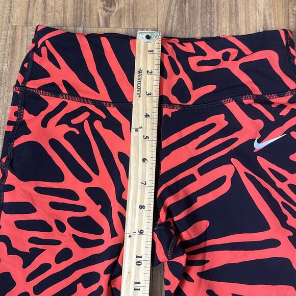 Nike Power Epic Lux Dri Fit Tights (Red And Black) Women's Small - Picture 4 of 10